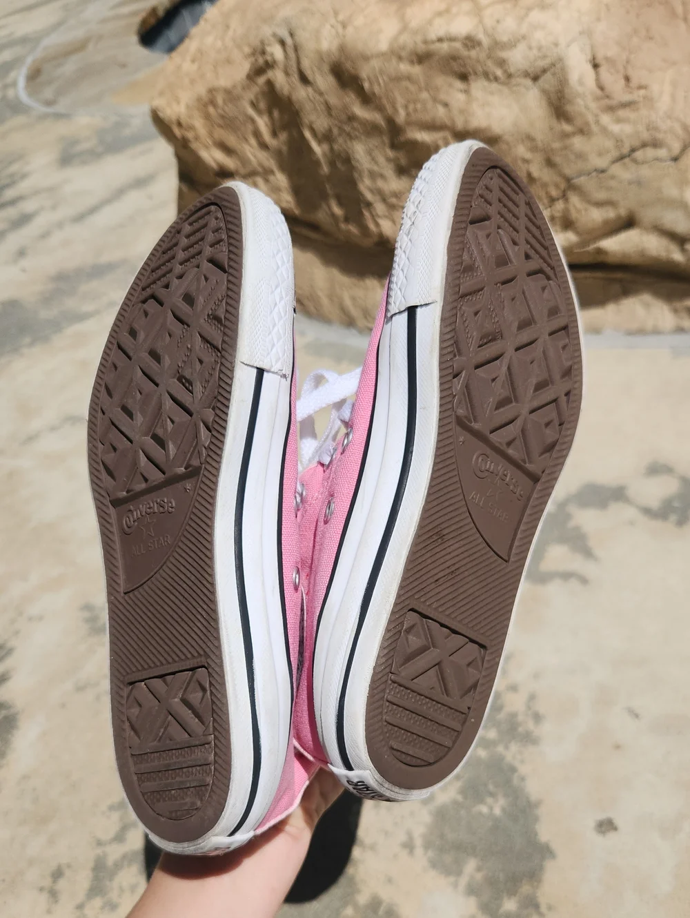 Converse Pink Chuck Taylor All Star Pink Heart High Top Size 2